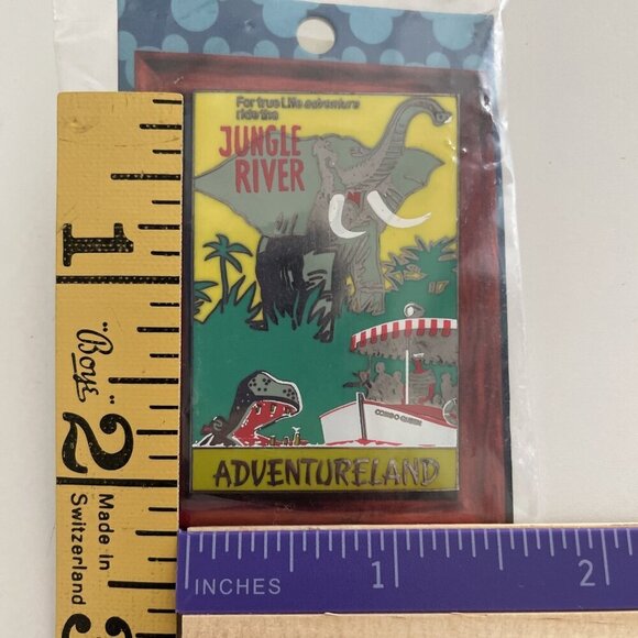 Disney 03/04 Disneyland Attraction Poster LE Pin ADVENTURELAND Jungle River - Picture 3 of 3